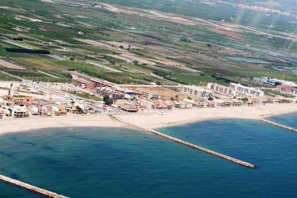 Apto Con Piscina En La Playa Cerca De Vlc Con Ac Puzol Buitenkant foto