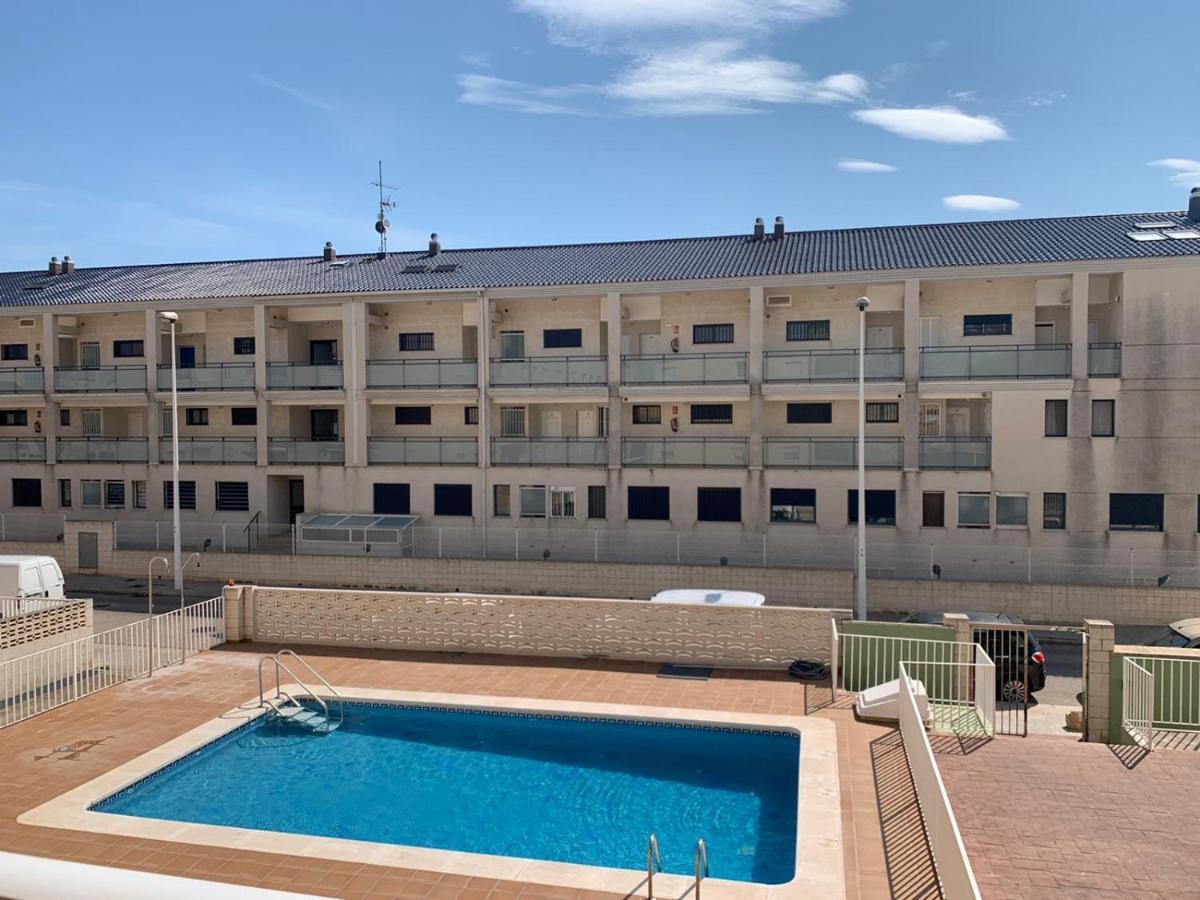 Apto Con Piscina En La Playa Cerca De Vlc Con Ac Puzol Buitenkant foto