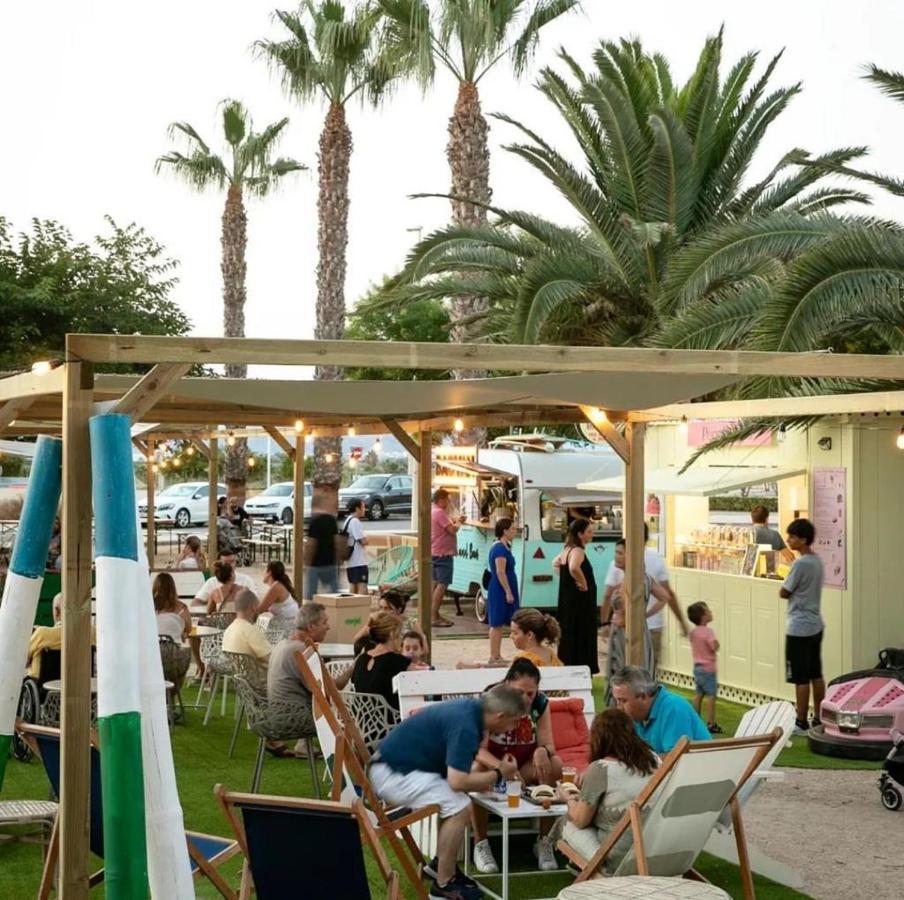 Apto Con Piscina En La Playa Cerca De Vlc Con Ac Puzol Buitenkant foto